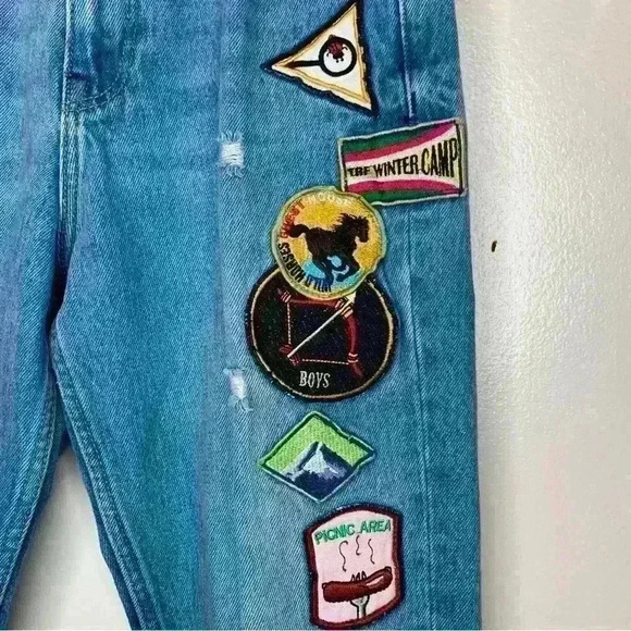 Zara Embroidered Jeans Patchwork - Picture 11 of 11